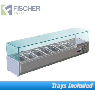 Fischer Cold Bain Marie, 7 x 1/3 GN Trays Included VRX-1600T